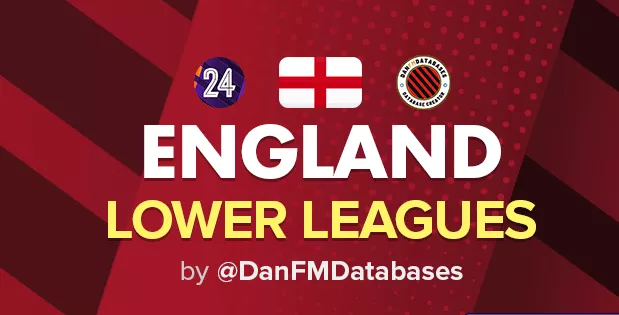 FM 2024 Англия Низшие лиги до 20 уровня