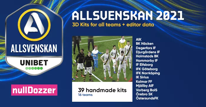 Sweden - Allsvenskan 2021 - 3D Kits
