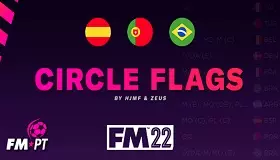 Набор флагов Minimalist Circle для FM 2022