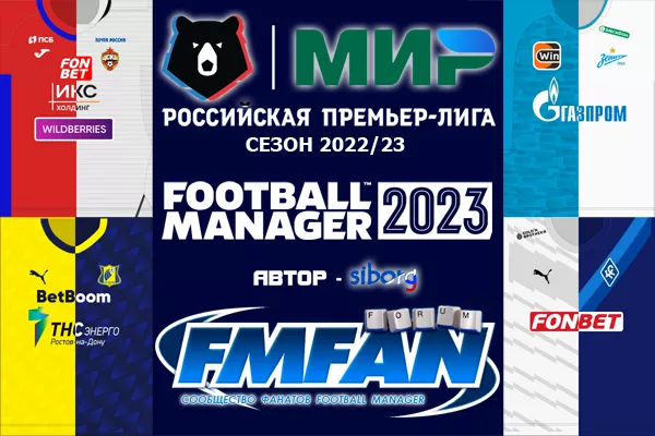Russia - Premier League 2022-23 3D by siborg FMFan 1.1.0