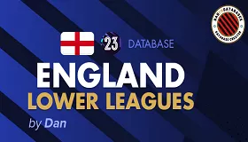 FM 2023 Англия низшие лиги до 10 уровня