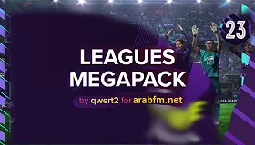 Leagues Megapack 2023 by qwert2 arabFM.net (NOW OPEN ALL UNLOCK) & 24 Competitions.