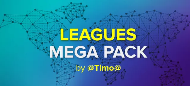 [FM23] Leagues Mega Pack by @Timo@ (92 нации + 2 других соревнования)