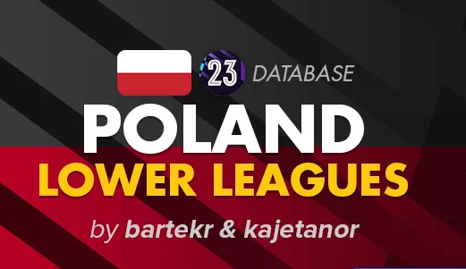 Польские низшие лиги (избранные группы 6-го уровня) для FM23 (23.4.0)