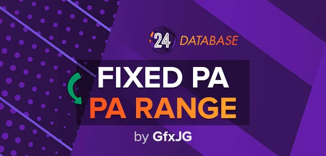 FM24 "Fixed PA" to "PA Range" - U23