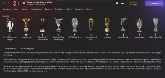 Football Manager 2024 Trophies Megapack
