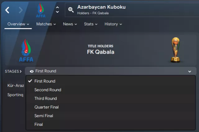 Лиги Азербайджана FM24