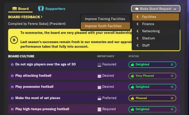 Руководство по развитию молодежи в Football Manager 2024
