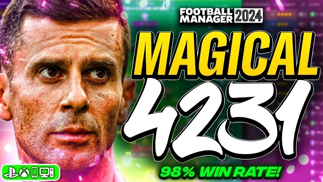 Motta's MAGIC 4231 FM24 Tactics! (98% побед)