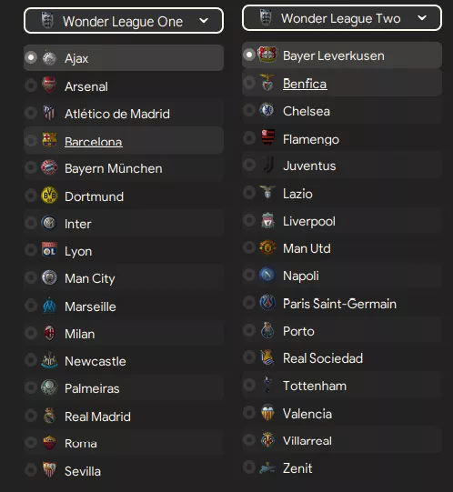 FM24 - World Wonder League