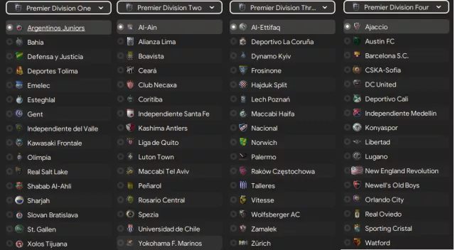 FM24 - World Wonder League