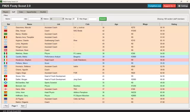 FM26 Footy Scout v2.1 Free