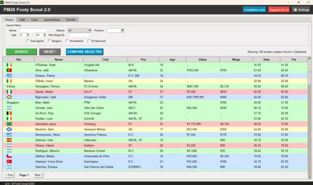 FM26 Footy Scout v2.1 Free